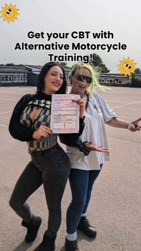 CBT training in Brighton, Two women having completed their CBT test in brighton